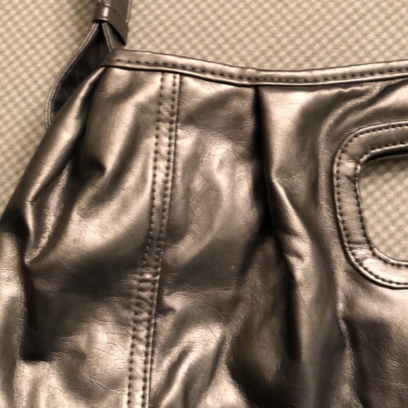 Vintage 80’s/90’s KENRA Metallic Grey Promo Bag Clutch Shoulder Tote - #OS020 - Picture 8 of 11